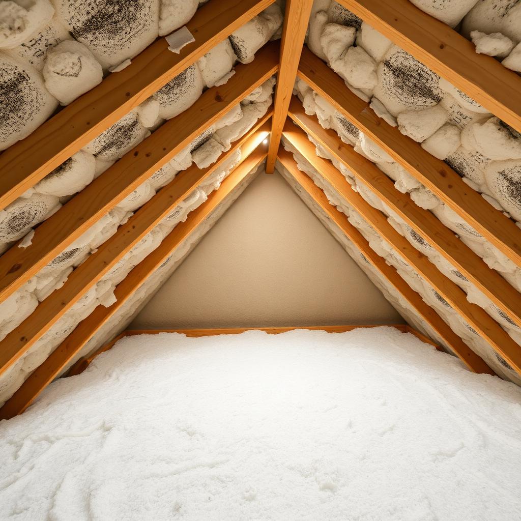 After - Attic Mold Cleanup